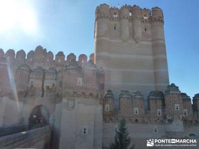 Castillos de Cuellar y Coca - Arte Mudéjar;rutas monasterio de piedra asociaciones de senderismo as